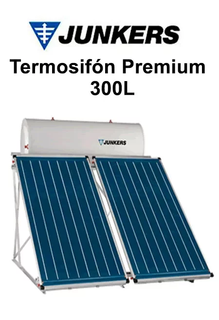 SISTEMA SOLAR JUNKERS TERMOSIFÓN PREMIUM 300L F2/TS 300E/FKB